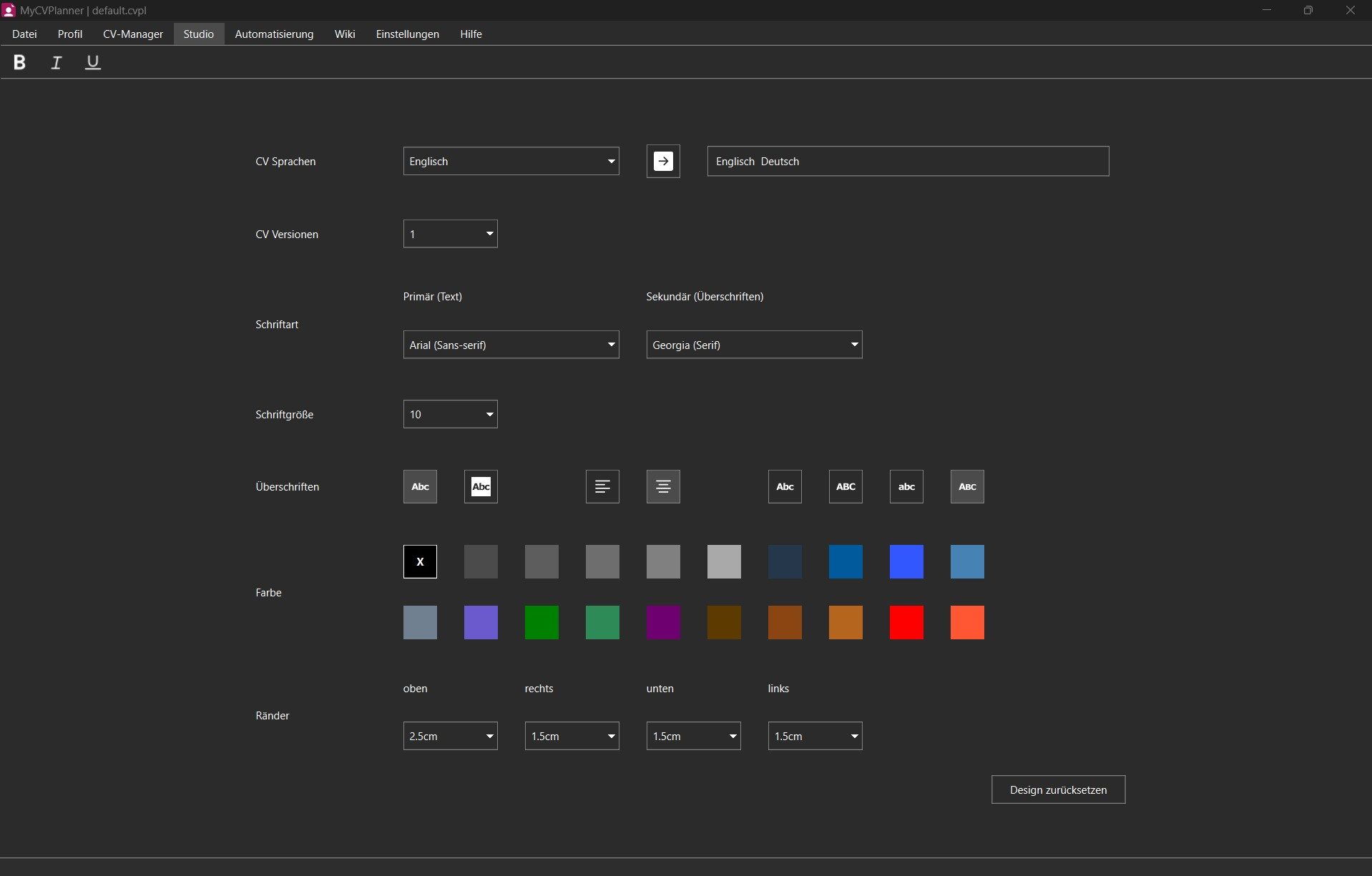Step 3: Refine and optimize CV details